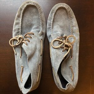 Sperry top sider grey suede